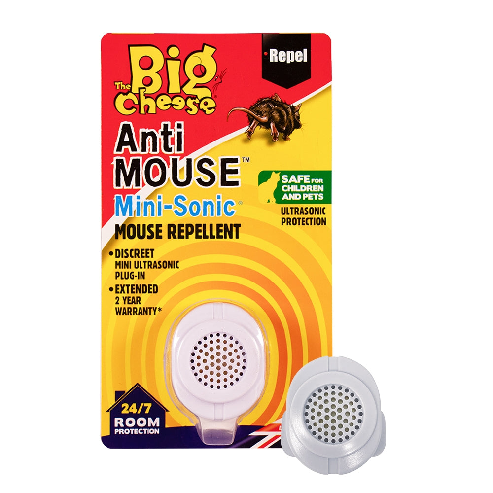THE BIG CHEESE ANTI MOUSE MINI-SONIC MOUSE REPELLENT. STV826 \\\KD28201