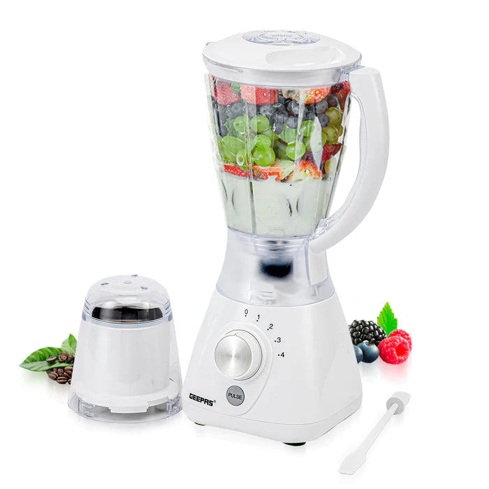 GEEPAS 550W 2 IN 1 BLENDER WHITE 1.5 LTR. GSB44092UK-WT \\\KD28230