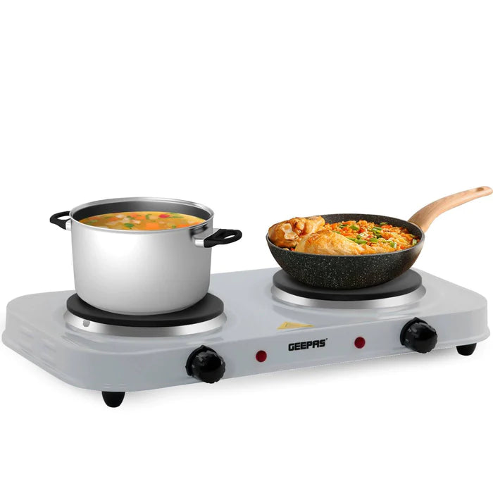 GEEPAS 2000W ELECTRIC DOUBLE HOT PLATE. GHP32022UK \\\KD28237