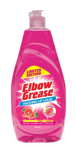 ELBOW GREASE WASHING UP LIQUID PINK BLUSH SCENT 600ML. EG85 \\\KD28282
