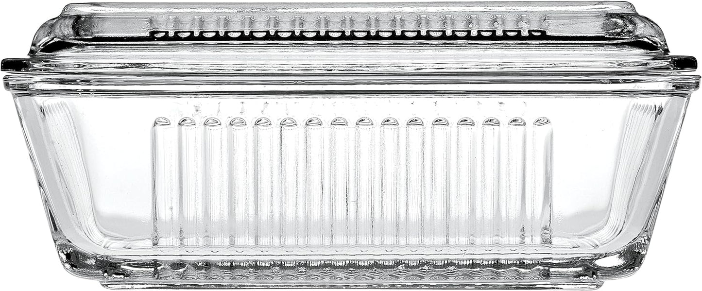 PASABAHCE FRIGO GLASS BUTTER DISH. 97711 \\\KD28345