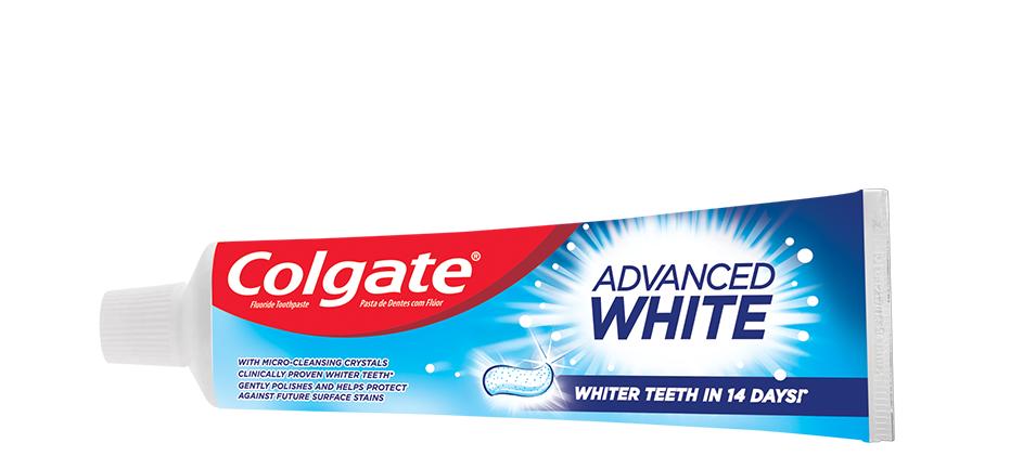 6/PK COLGATE ADVANCED WHITE WHITENING TOOTHPASTE 100ML. COLGATE150 \\\KD28362