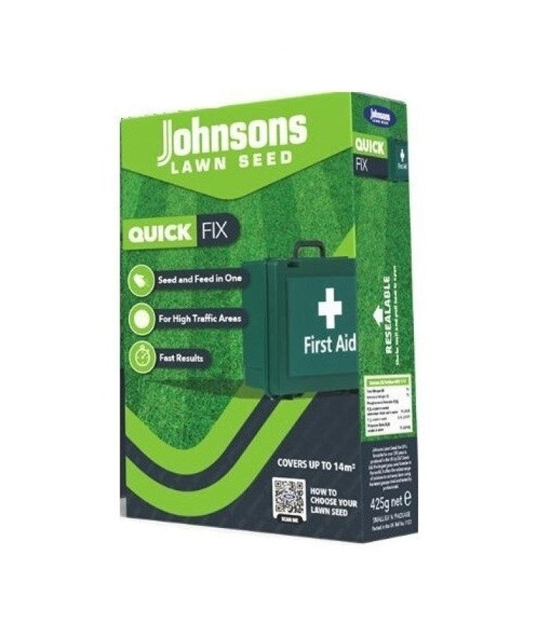 JOHNSONS QUICK FIX LAWN SEED 425G. JFIX425 \\\KD28424