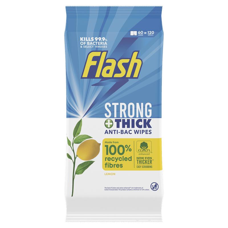 'FLASH LEMON ANTI BACTERIAL 60'S LARGE WIPES'||'. '||'HOFLA111' \\\KD28440
