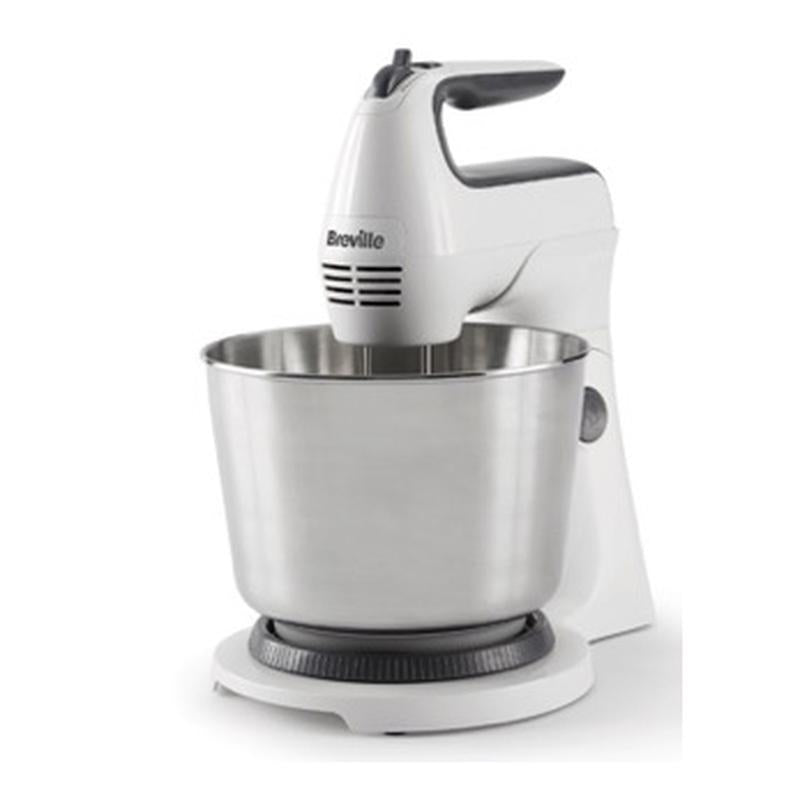 BREVILLE CLASSIC 2 IN 1 HAND AND STAND WHITE MIXER 3.7 LTR. VFM031 \\\KD28497