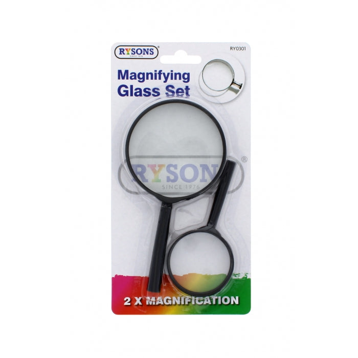 RYSONS MAGNIFYING GLASS SET 2/PK. RY0301 \\\KD28542