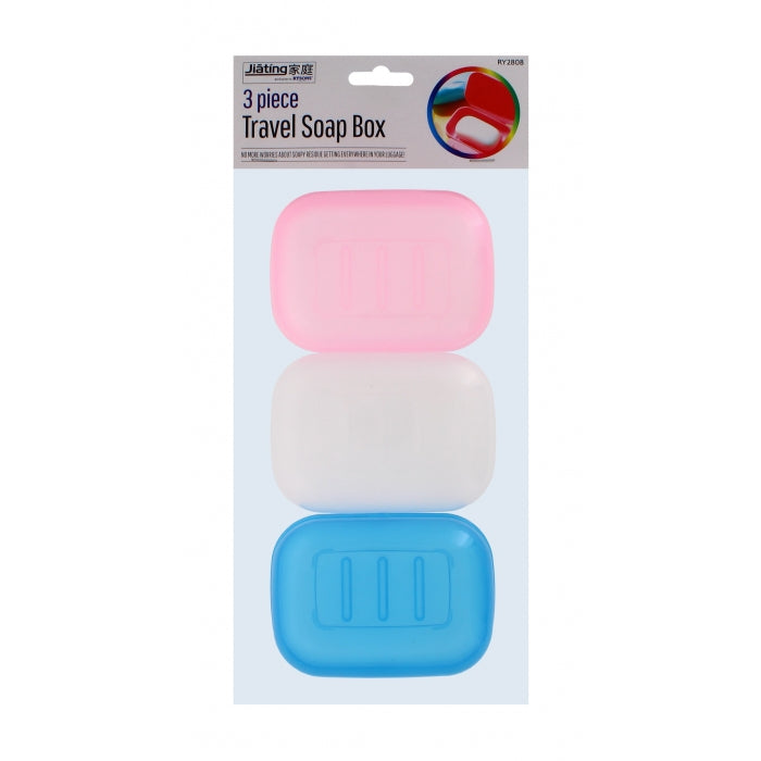 RYSONS TRAVEL PLASTIC SOAP HOLDER 3/PK. RY2808 \\\KD28560