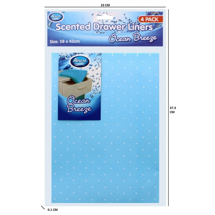 RYSONS ASSOERTED SCENTED DRAWER LINERS 4/PK. RY5010 \\\KD28565