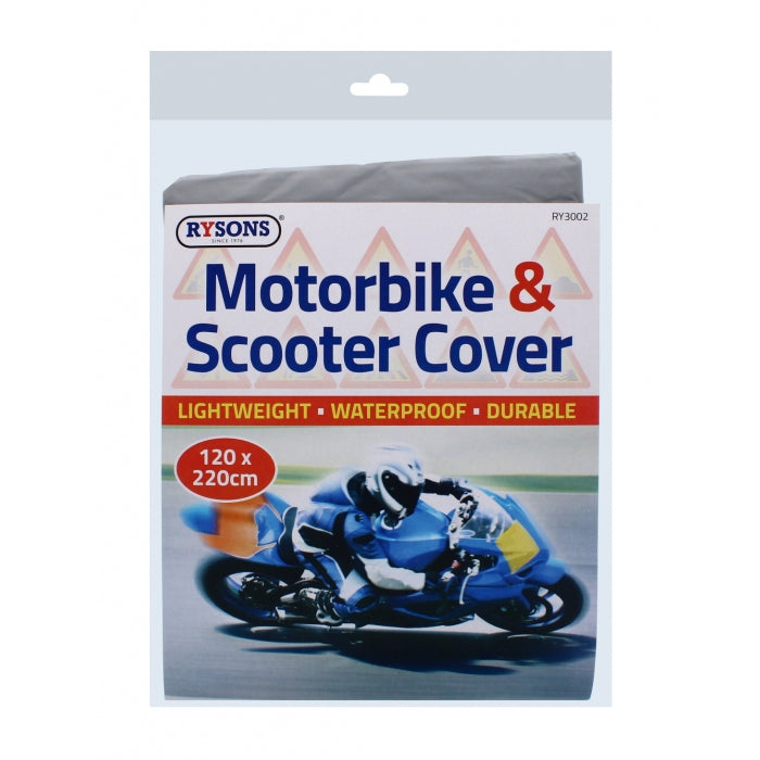RYSONS MOTORBIKE & SCOOTER COVER 220 X 120CM. RY3002 \\\KD28578
