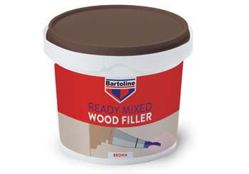 BARTOLINE WOOD FILLER BROWN TUB 500G \\\KD28653