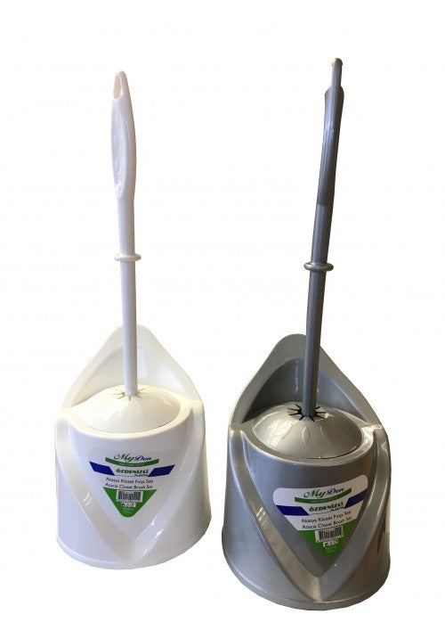 ACACIA PLASTIC TOILET BRUSH WITH HOLDER. 111 \\\KD28675