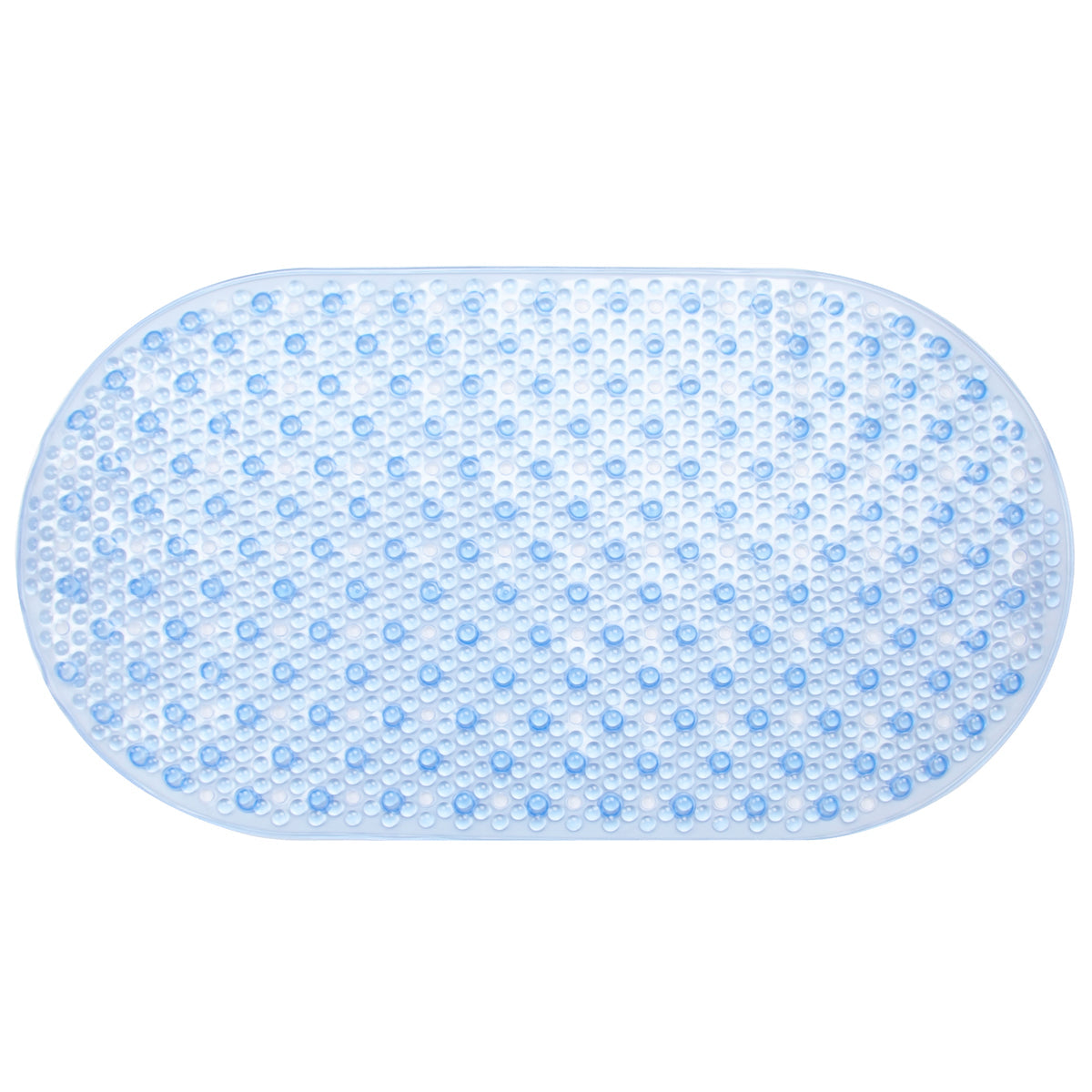 SABICHI BLUE PVC OVAL BATH MAT 69CM. 99471 \\\KD28679