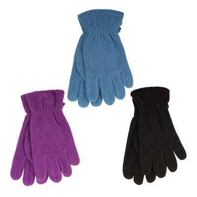 LADIES FLEECE GLOVES 12/PK. GL1000 \\\KD28697