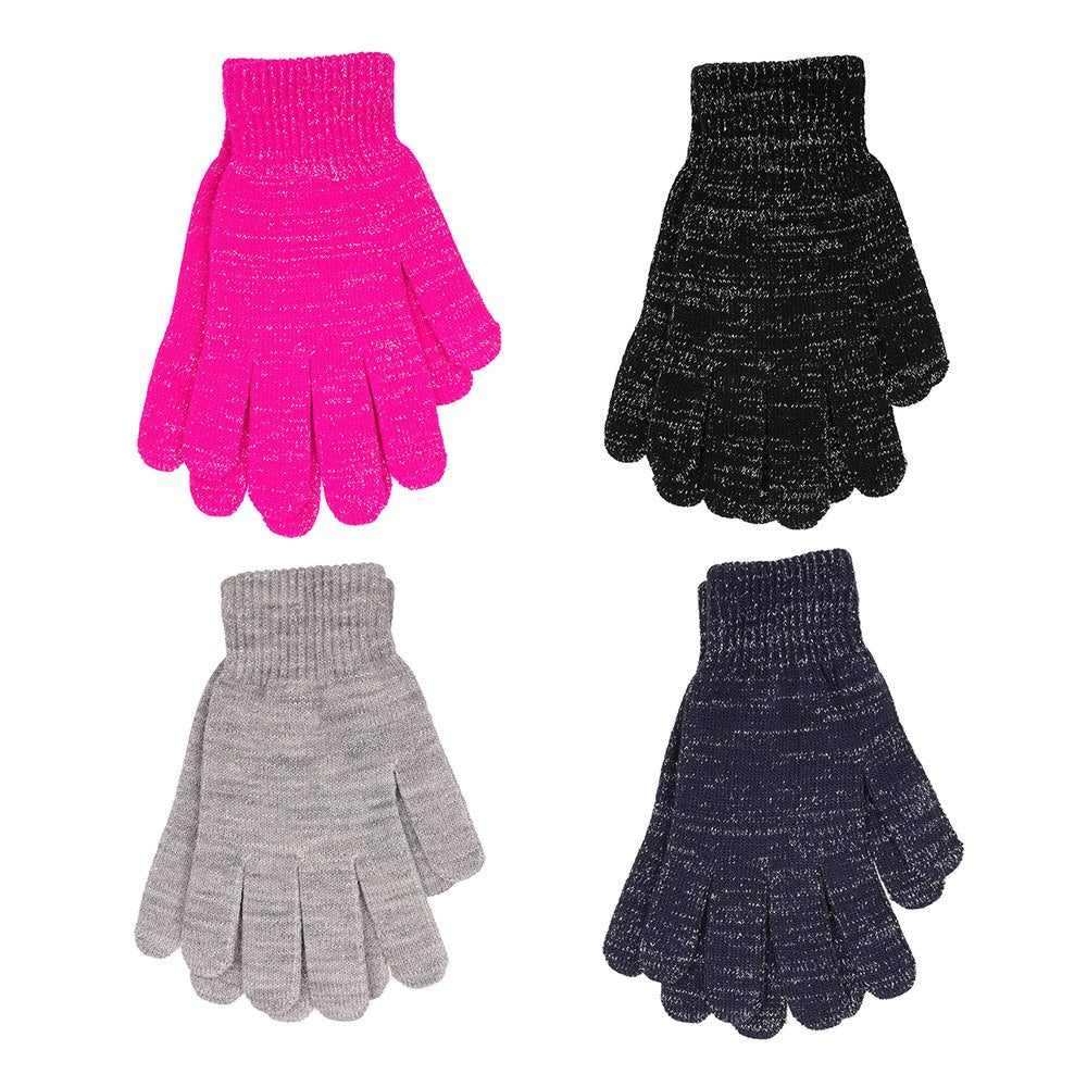 LADIES METALIC MAGIC GLOVES 12/PK. GL1001 \\\KD28703