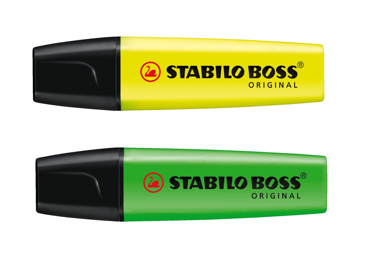 STABILO BOSS ORIGINAL HIGHLIGHTER YELLOW AND GREEN 2/PK. B-10428-10 \\\KD28719