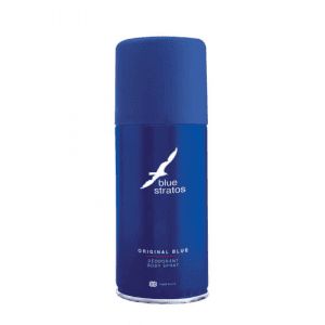 12 BLUE STRATOS ORIGINAL BLUE DEODORANT BODY SPRAY 150ML. 032811 \\\KD28794