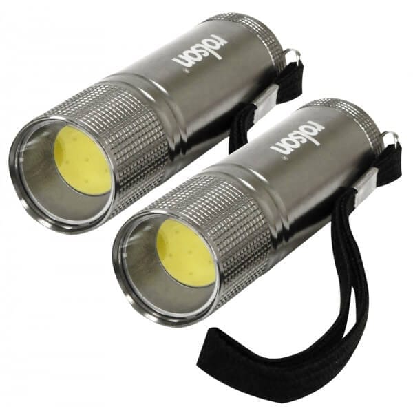 ROLSON 2 PCS 3W COB ALUMINIUM TORCH. RT61567 \\\KD28849