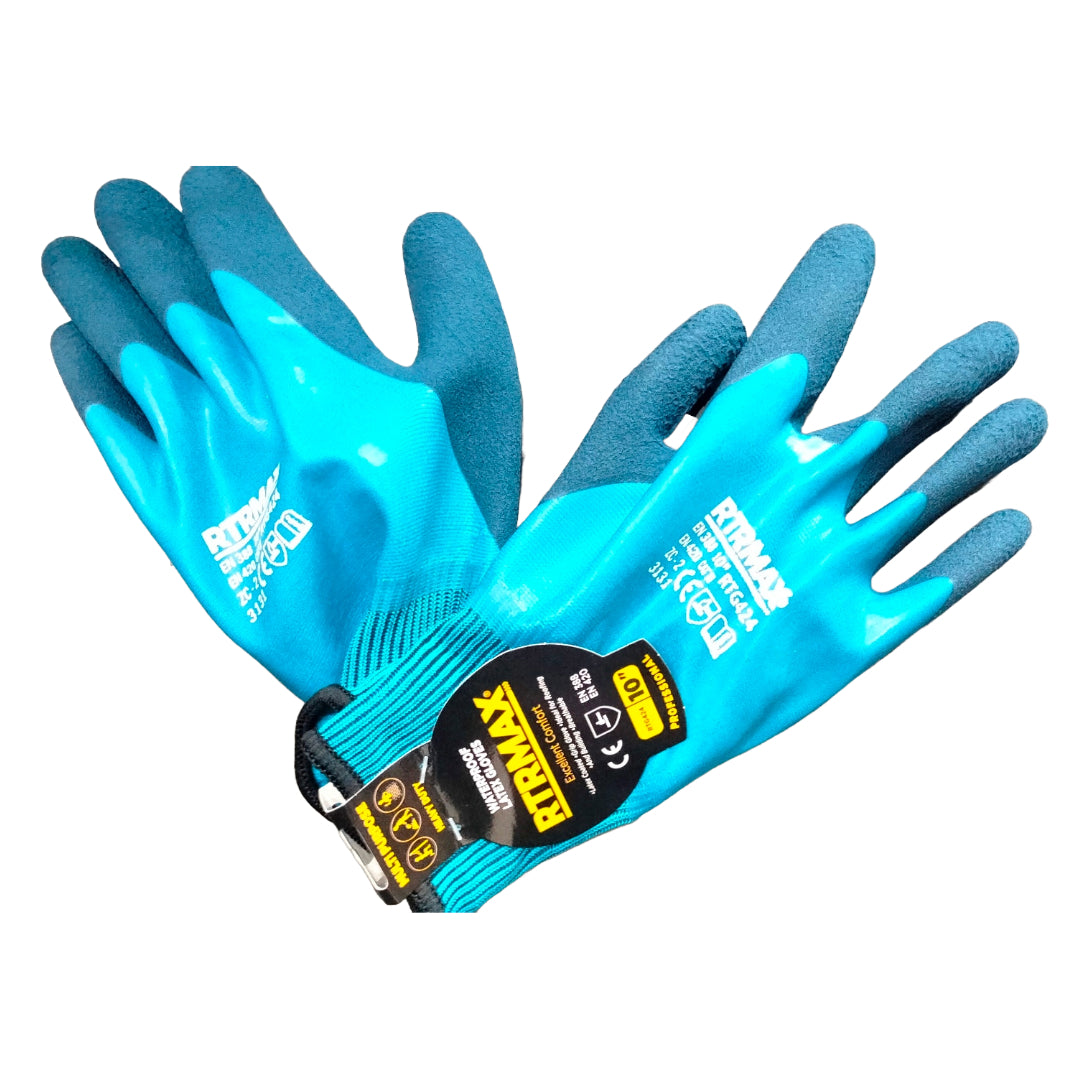 RTRMAX 10 INCH POLYSTER WATERPROOF WORKER GLOVES. RTG24 \\\KD28904