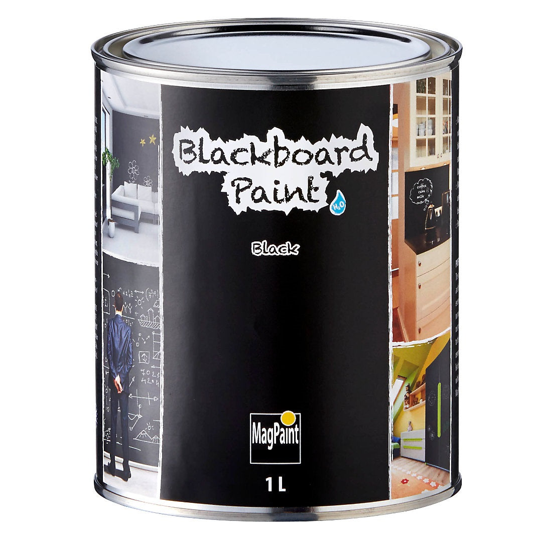 RUSTIN MAGPAINT BLACKBOARD PAINT BLACK COLOUR 1L. 5158234 \\\KD28916