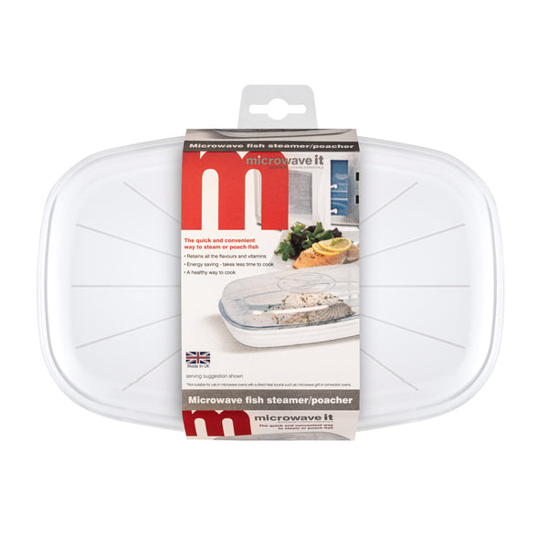 MICROWAVE IT FISH STEAMER & POACHER. PP340 \\\KD28957