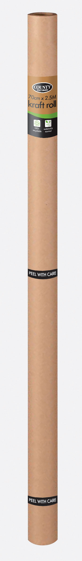 COUNTY BROWN KRAFT PAPER ROLL 70 X 2.5M. C289 \\\KD28972