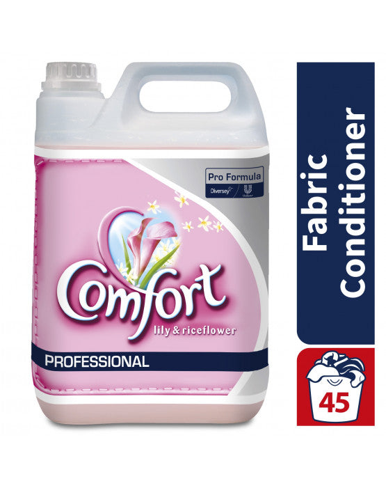 COMFORT PROFESSIONAL LILY & RICE FLOWER FABRIC SOFTENER 5LTR. 20901 \\\KD29025
