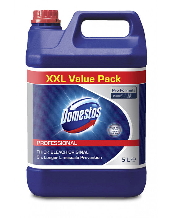 DOMESTOS PROFESSIONAL ORIGINAL THICK BLEACH 5 LTR. 20922 \\\KD29027