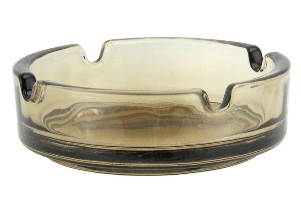 APOLLO ROUND GLASS ASHTRAY 10.5CM. AP4801 \\\KD29089