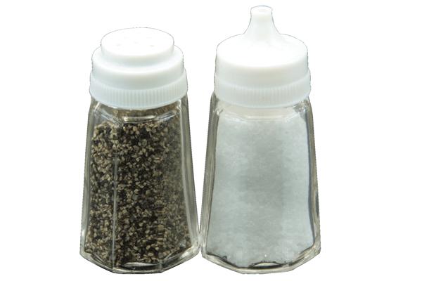 APOLLO GLASS SALT AND PEPPER SET 7CM. AP6782 \\\KD29096