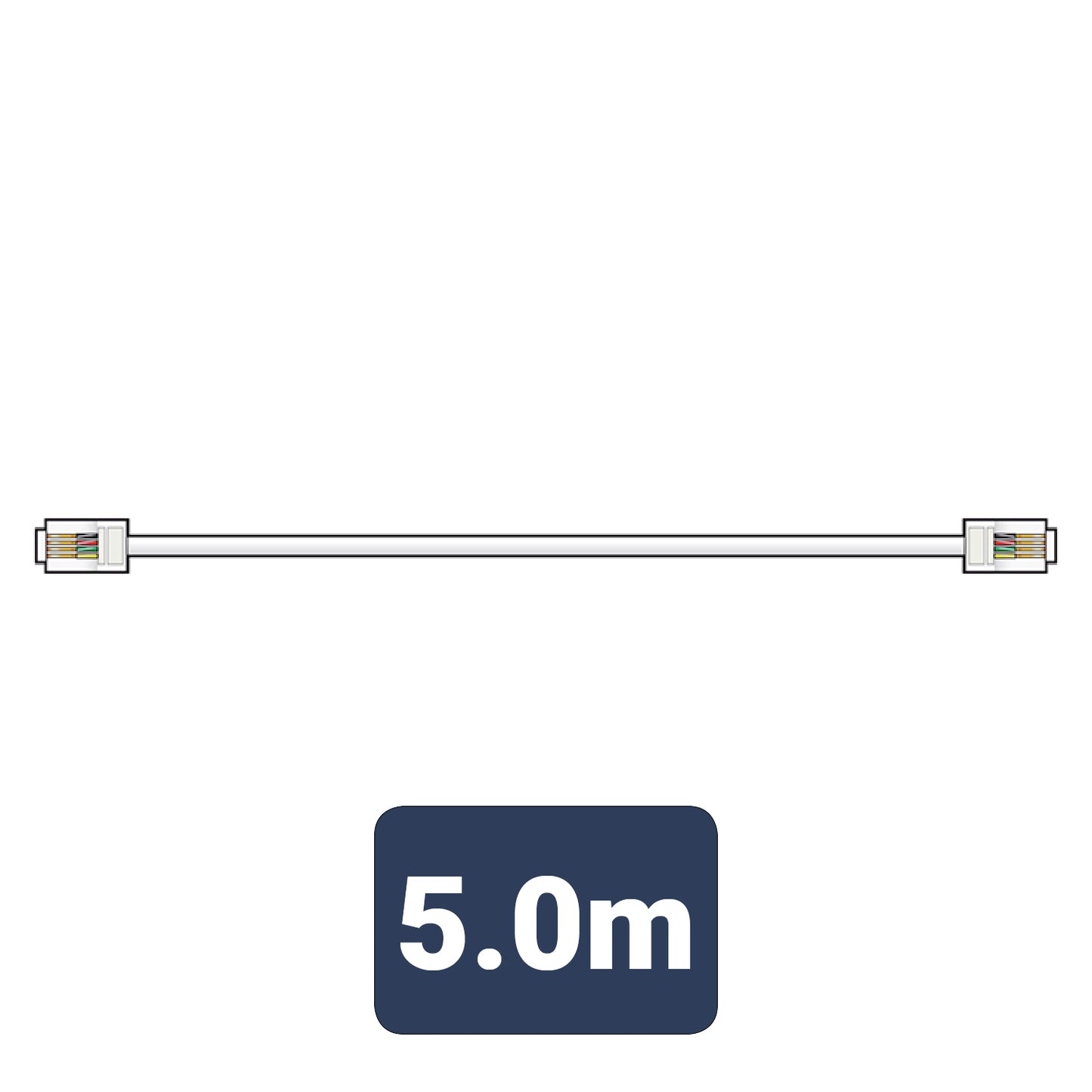 AV:LINK RJ11 TO RJ11 BROADBAND / MODEM LEAD 5M \\\KD29109
