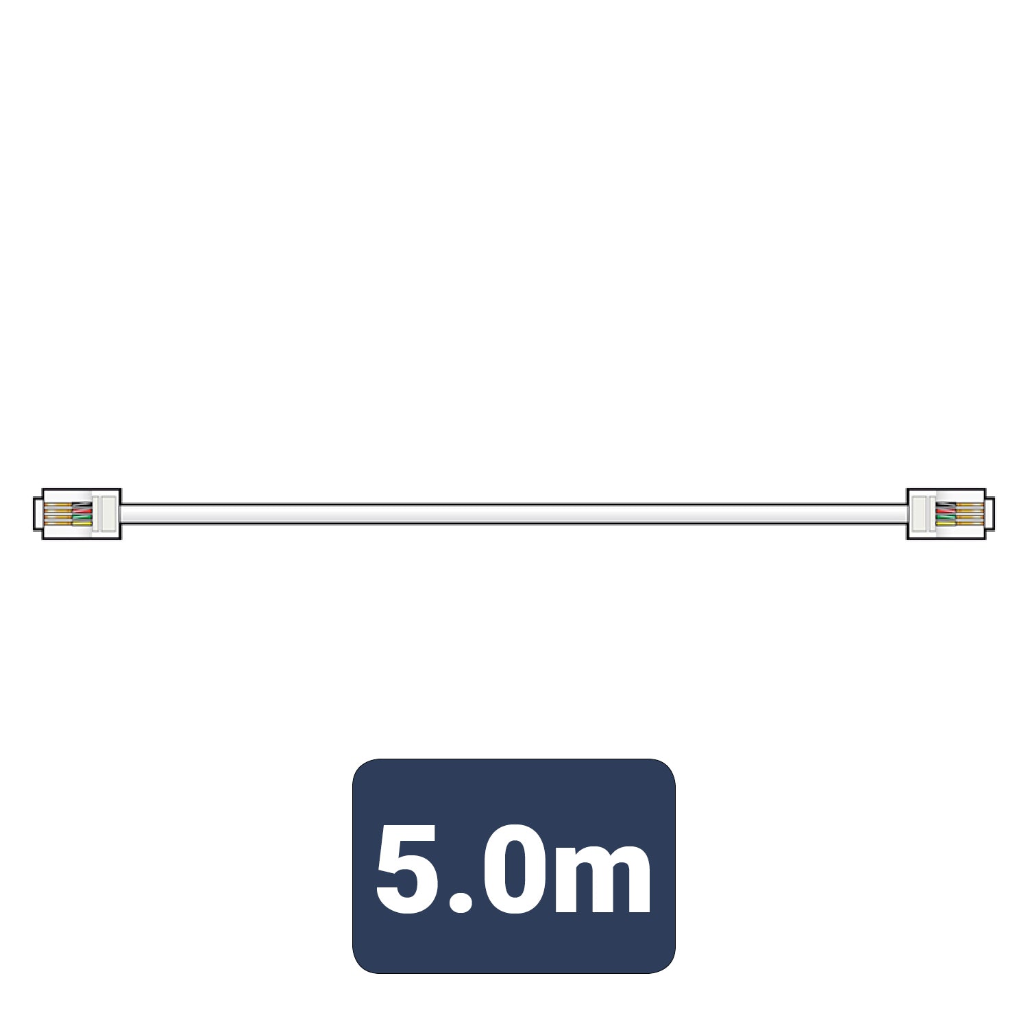 AV:LINK RJ11 TO RJ11 BROADBAND / MODEM LEAD 5M \\\KD29109