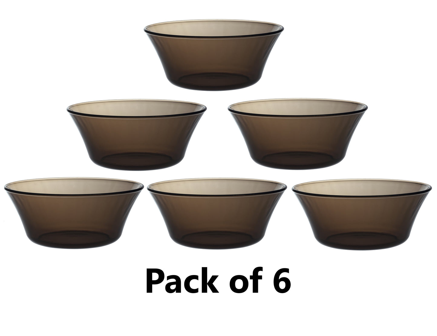 DURALEX CREOLE GLASS TABEL BOWL 10.5CM 6/PK. 2006CF06A1111 \\\KD29138