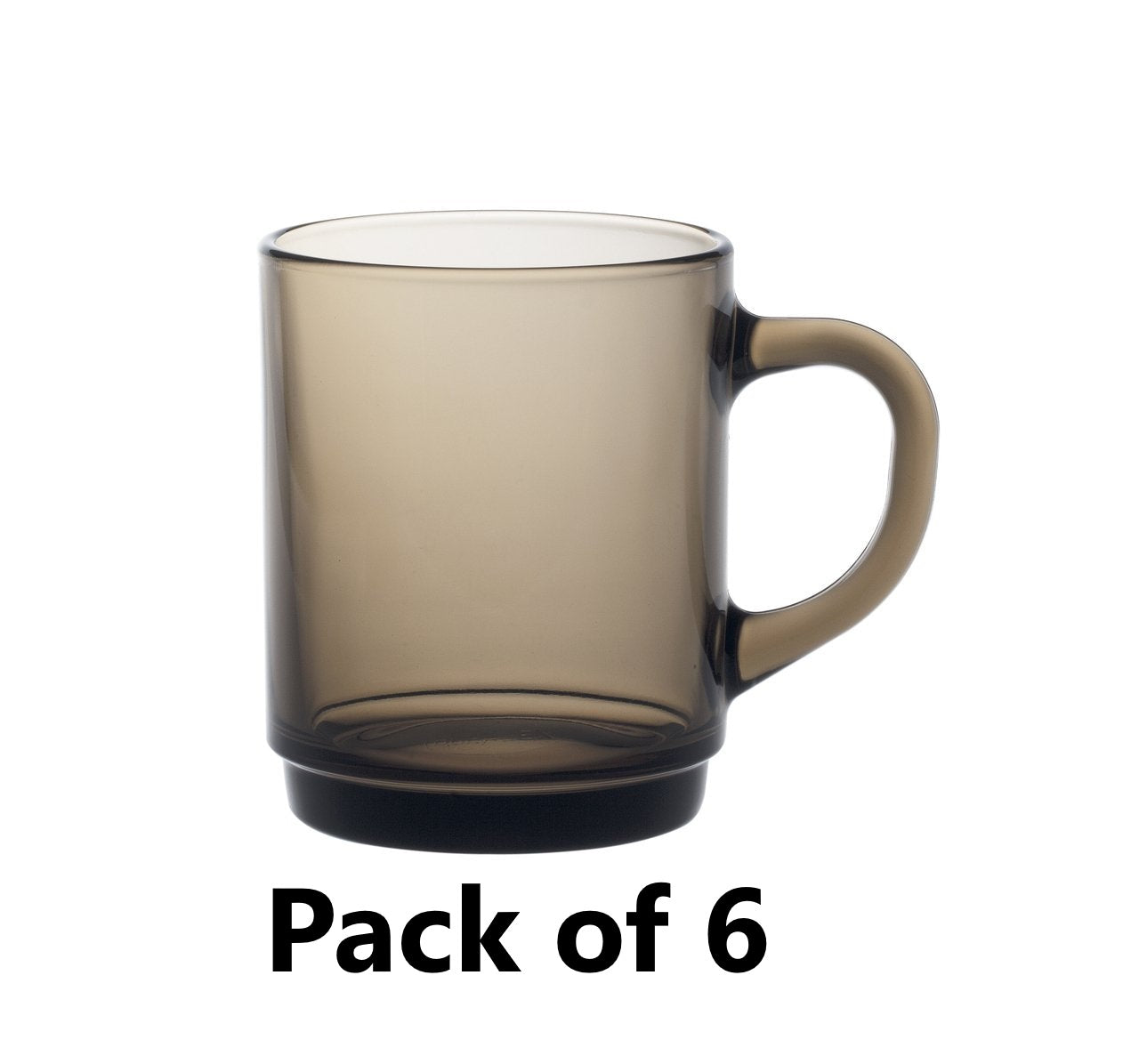 DURALEX LYS STACKABLE CREOLE GLASS MUG 310ML 6/PK. 4018CR06C1111 \\\KD29147