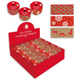 GIFTMAKER CHRISTMAS 2" WIDE FABRIC RIBBON 2M. XALGA359 \\\KD29171