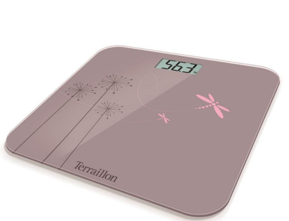 TERRAILLON BATHROOM SCALE 150 KG - EDEN PINK. 13246T \\\KD29197
