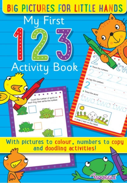 MY FIRST A4 LEARN TO WRITE ABC/123/SHAPES ACTVITY BOOK. P2831 \\\KD29217