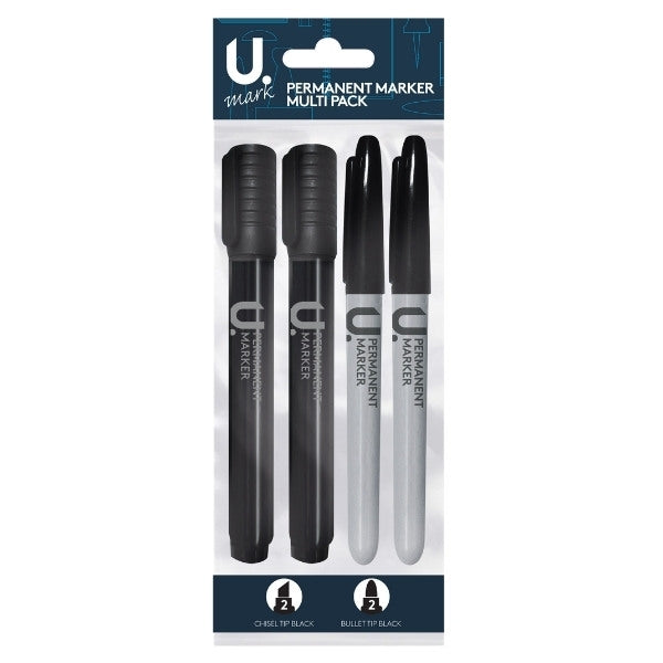 U WRITE PERMANENT MARKER 4/PK. P2900 \\\KD29221