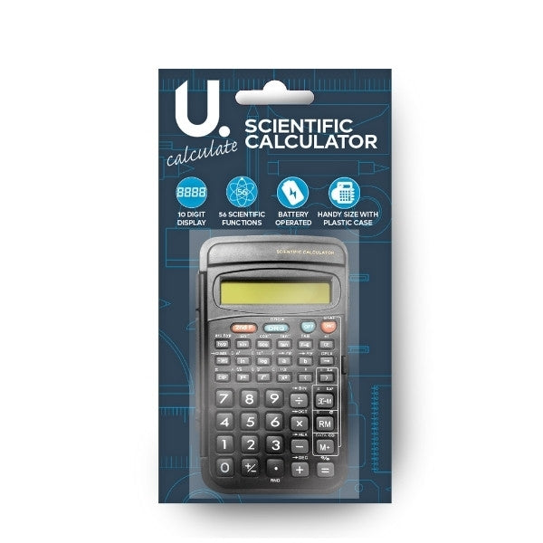 U SCIENTIFIC CALCULATOR WITH CASE. P2406 \\\KD29225