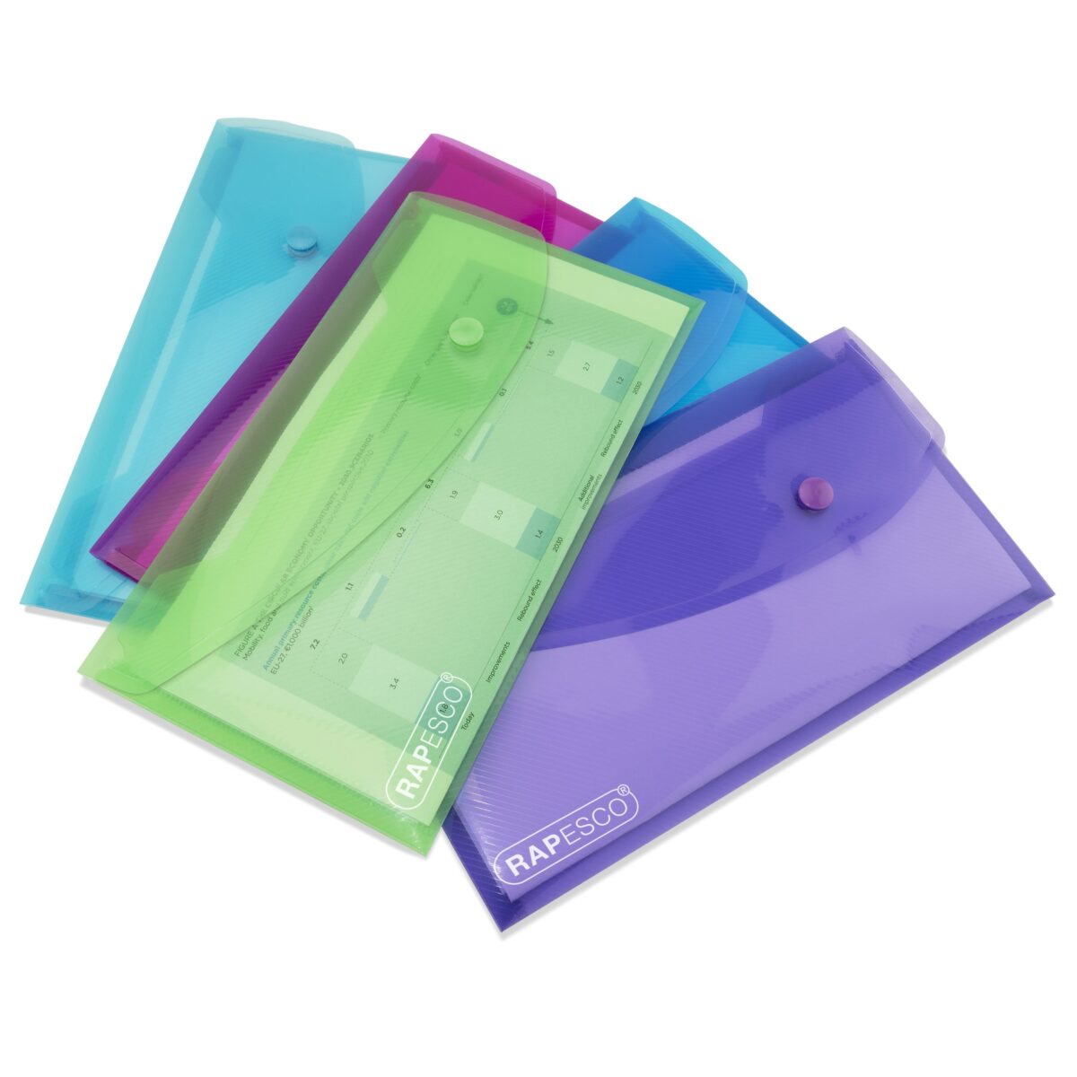 RAPESCO DL ASSORTED POPPER WALLETS 5/PK. ROP0690 \\\KD29244