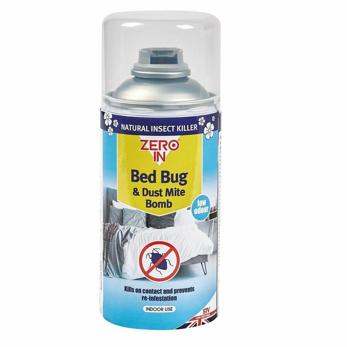 ZERO IN BED BUG & DUST MITE BOMB 150ML \\\KD29283
