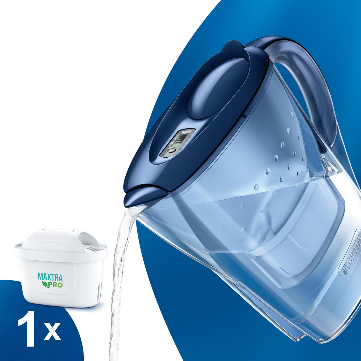 BRITA MARELLA WATER FILTER JUG BLUE 2.4LTR \\\KD29293