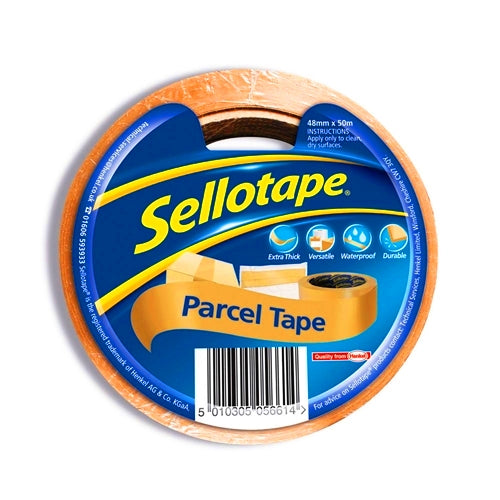 SELLOTAPE BROWN PARCEL TAPE 48M X 50M. 2862928 \\\KD29306