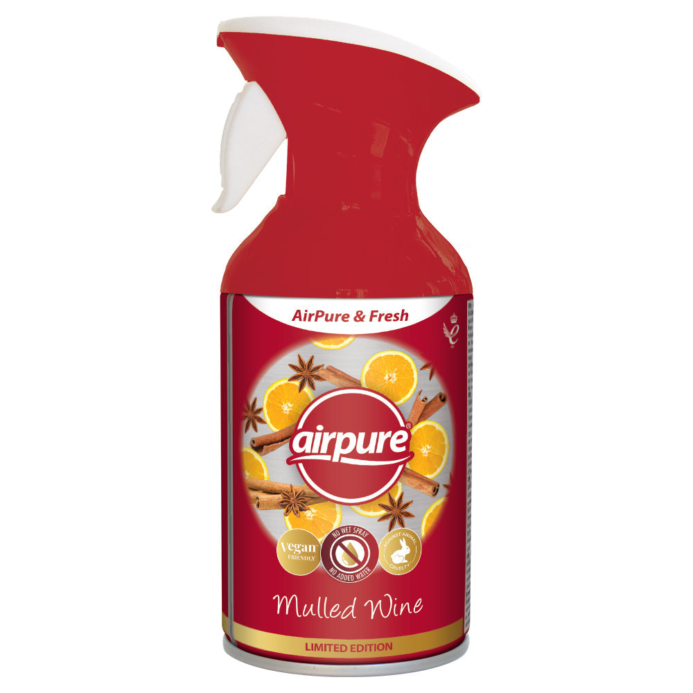 AIRPURE & FRESH AIR FRESHNER SPRAY 250ML - MULLED WINE. TAF283 \\\KD29332