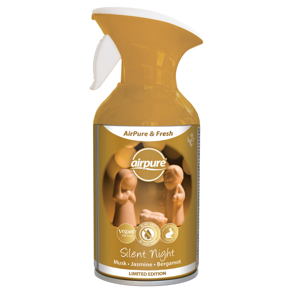 AIRPURE & FRESH AIR FRESHNER SPRAY 250ML - SILENT NIGHT. TAF284 \\\KD29334