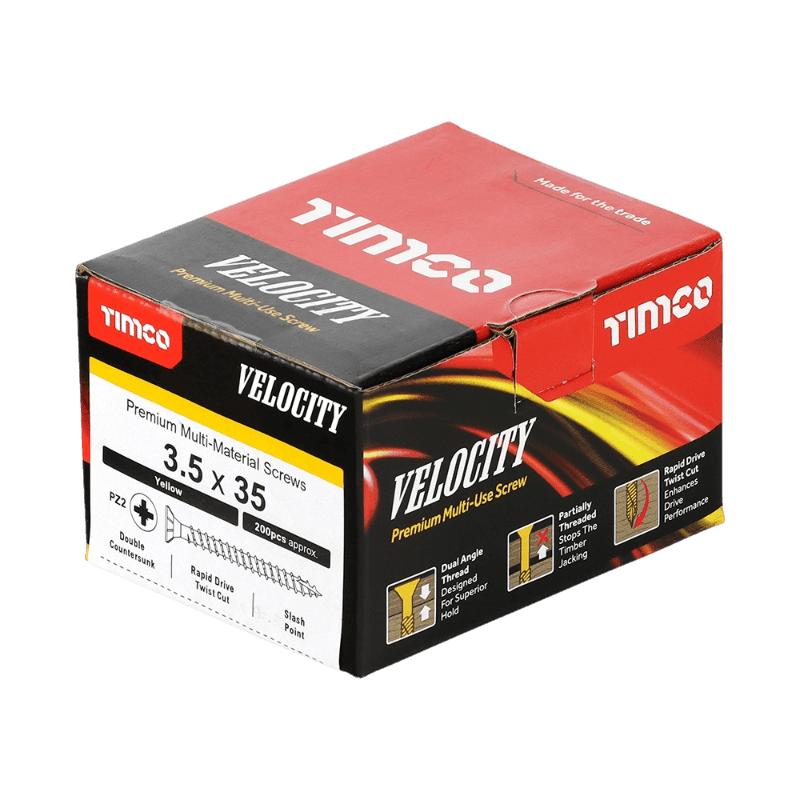 TIMCO VELOCITY SCREW PZ2 CKS ZYP 3.5 X 35MM 200/PK. 35035V \\\KD29338