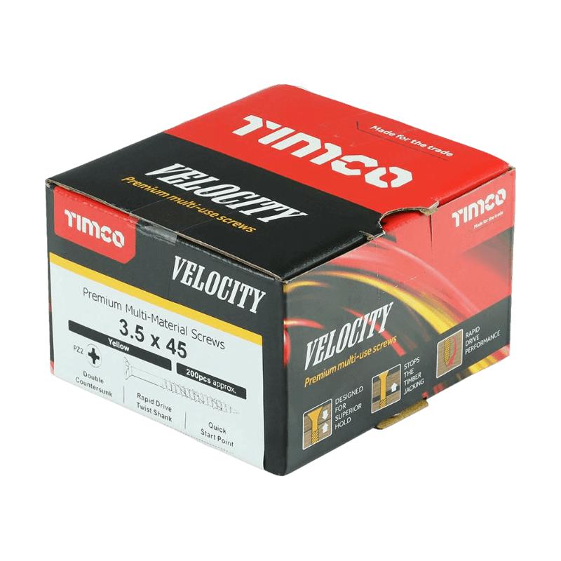 TIMCO VELOCITY SCREW PZ2 CKS ZYP 3.5 X 45MM 200/PK. 35045V \\\KD29345