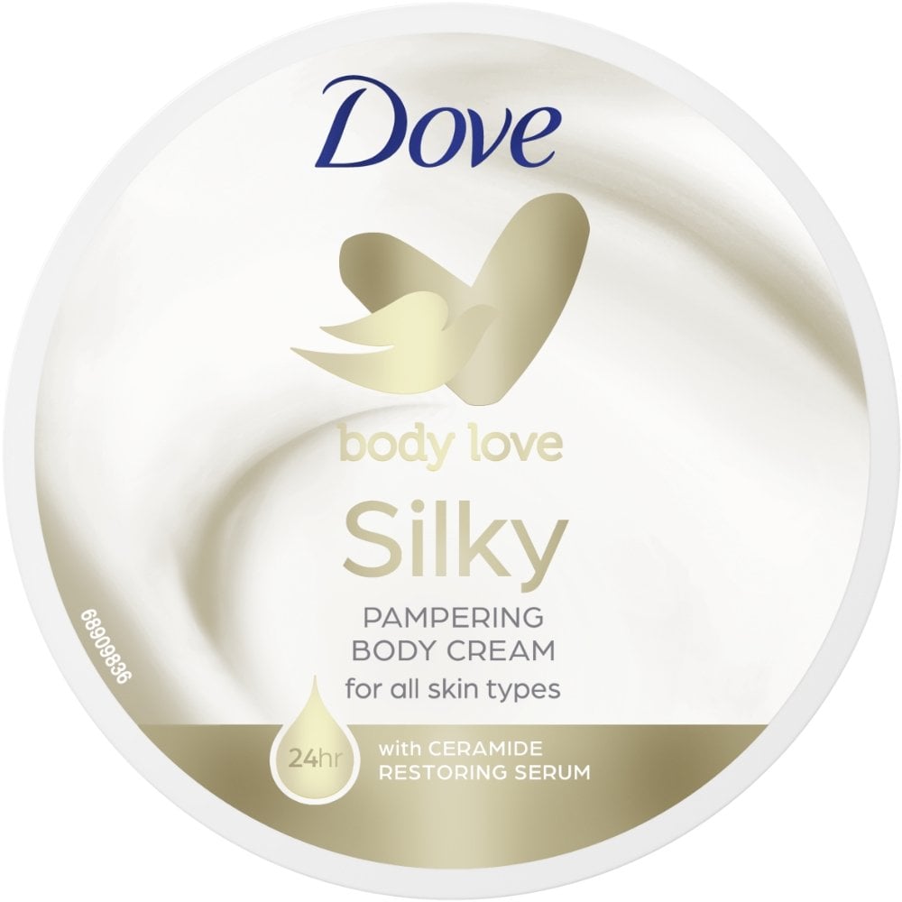 DOVE SILKY PAMPERING BODY CREAM 300ML. 3007 \\\KD29370