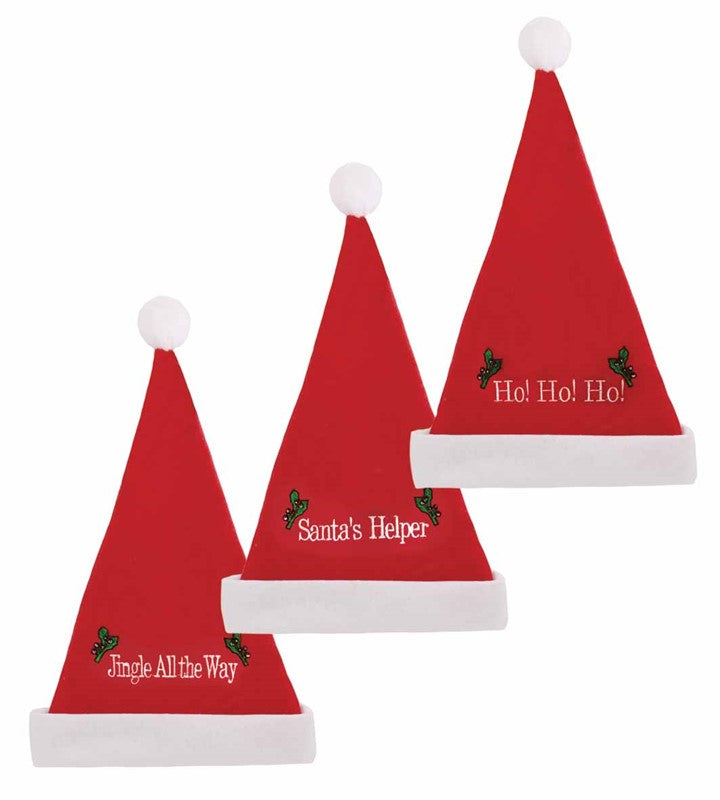 PLUSH XMAS CHRISTMAS SLOGAN HAT. TAXS0273 \\\KD29376