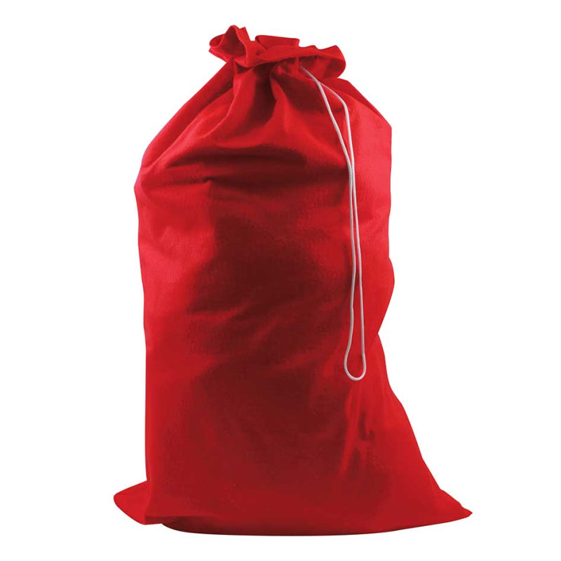 PLUSH CHRISTMAS FELT JUMBO SANTA BELT SACK. TAXS0296 \\\KD29380