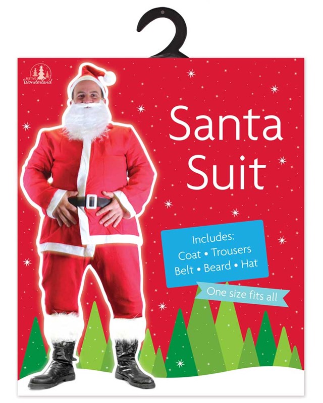 FESTIVE WONDERLAND CHIRSTMAS SANTA SUIT. TAXS0330 \\\KD29382